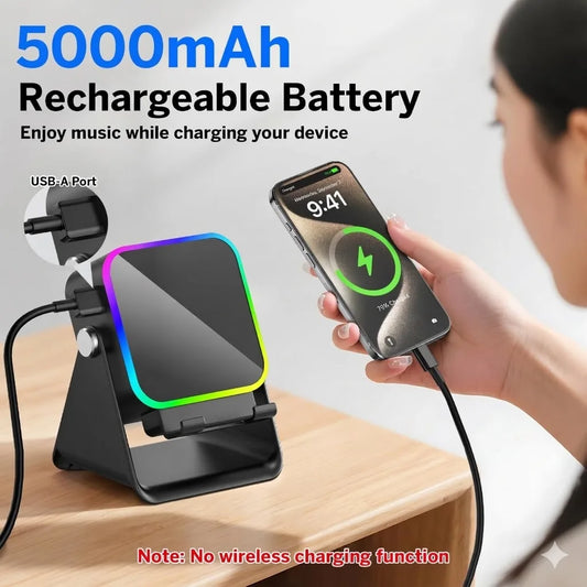 𝗕𝘂𝘆𝘃𝗼𝗿𝗮™ 𝟱-𝗶𝗻-𝟭 𝗥𝗚𝗕 𝗟𝗶𝗴𝗵𝘁 𝗕𝗹𝘂𝗲𝘁𝗼𝗼𝘁𝗵 𝗣𝗵𝗼𝗻𝗲 𝗦𝘁𝗮𝗻𝗱