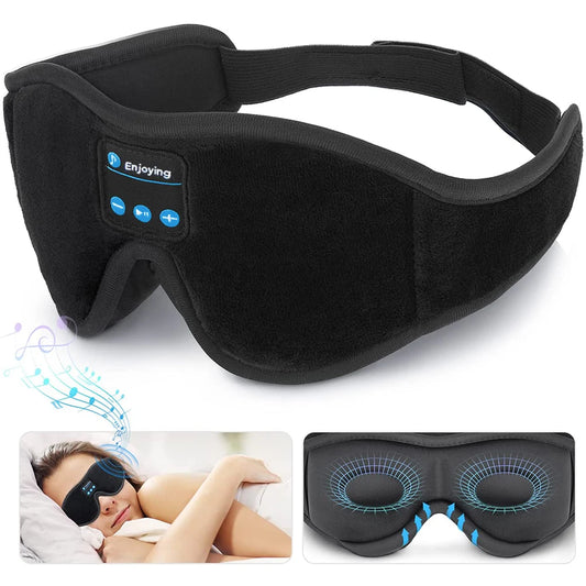 Buyvora™ Bluetooth Sleep Mask – 3D Wireless Headphones for Deep Sleep & Travel