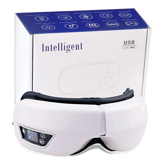 Buyvora™ Smart Eye Massager – Heat, Compression & Bluetooth Music