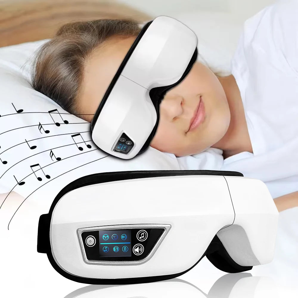 Buyvora™ Smart Eye Massager – Heat, Compression & Bluetooth Music