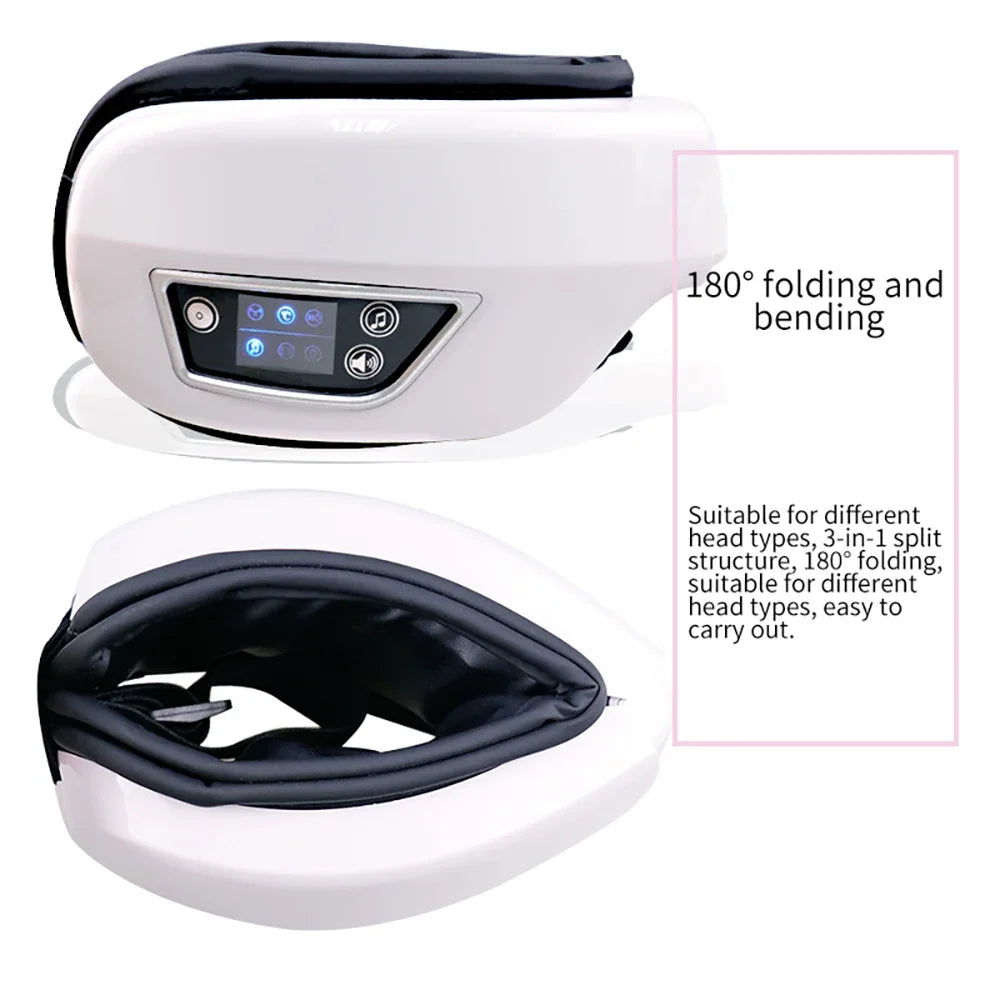 Buyvora™ Smart Eye Massager – Heat, Compression & Bluetooth Music