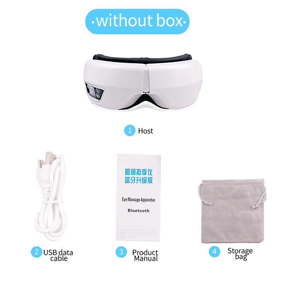 Buyvora™ Smart Eye Massager – Heat, Compression & Bluetooth Music