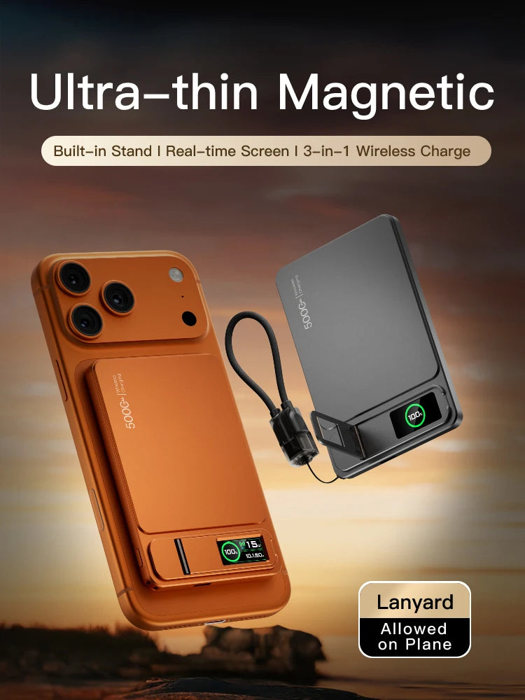 𝗕𝘂𝘆𝘃𝗼𝗿𝗮™ 𝟯-𝗶𝗻-𝟭 𝗠𝗮𝗴𝗻𝗲𝘁𝗶𝗰 𝗣𝗼𝘄𝗲𝗿 𝗕𝗮𝗻𝗸 𝗪𝗶𝘁𝗵 𝗗𝗶𝘀𝗽𝗹𝗮𝘆 – 𝗙𝗮𝘀𝘁 𝗖𝗵𝗮𝗿𝗴𝗶𝗻